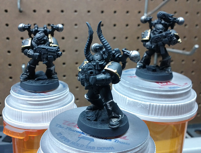 800x609 Beginning The Black Legion Paint Scheme Atom Smashing - Painting Black Legion