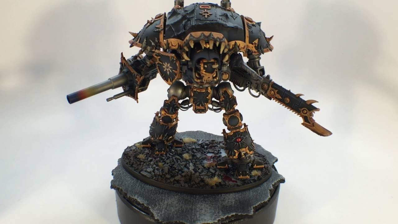 1280x720 Black Legion Chaos Knight - Painting Black Legion