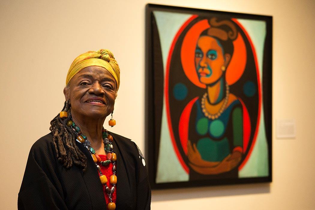1050x700 Power In The Painting Faith Ringgold And Her Story Quilts Jstor - Painting Black People