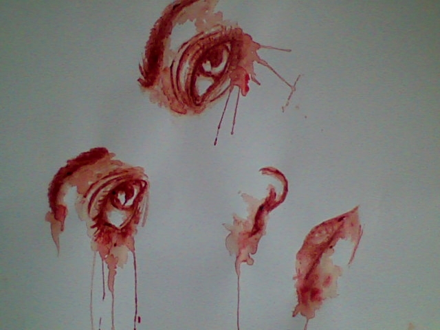 640x480 Blood Painting By Amypond11 - Painting Blood