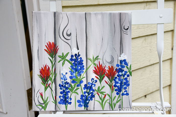 700x467 Paint Texas Bluebonnets - Painting Bluebonnets