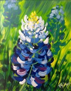 234x300 Watercolor Bluebonnet Watercolor And Ink - Painting Bluebonnets