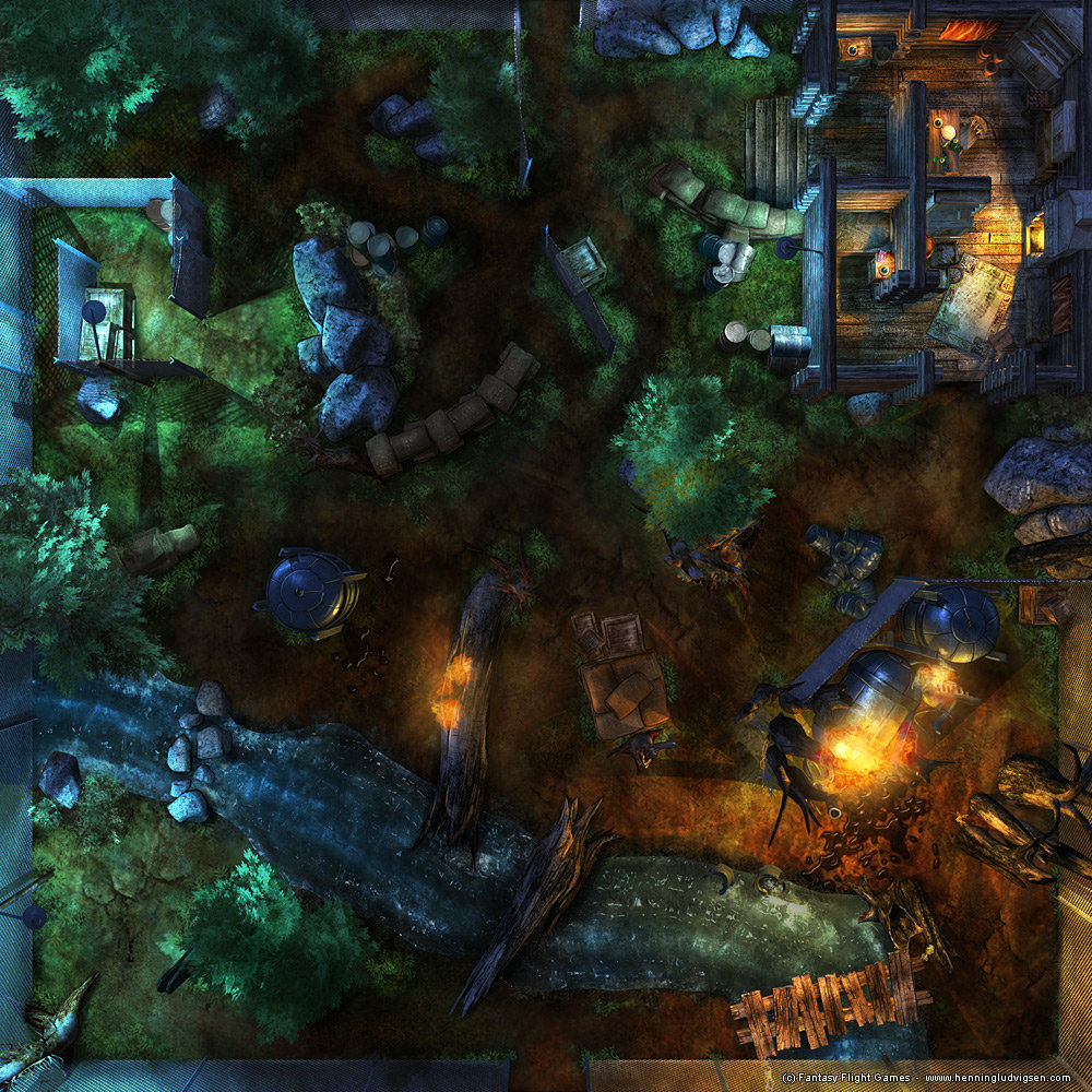 1000x1000 Tannhauser Board Game Art By Henning - Painting Board Game