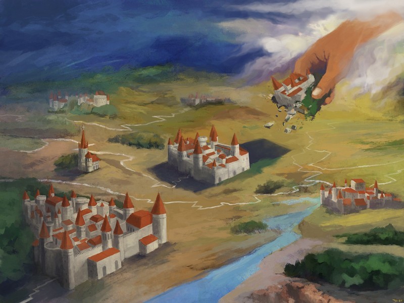 800x600 Buy The My Kingdom For A Tile Board Game Art Poster In Canada - Painting Board Game