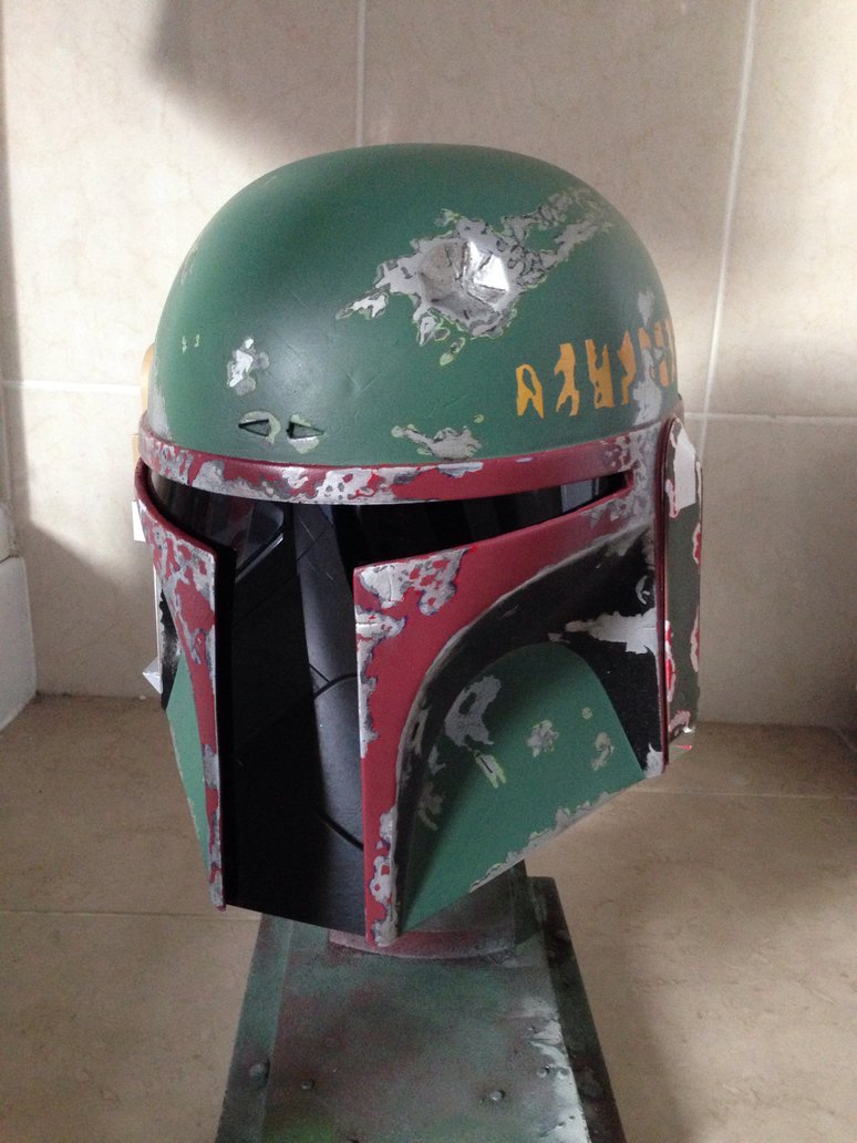 Painting Boba Fett Helmet at PaintingValley.com | Explore collection of ...