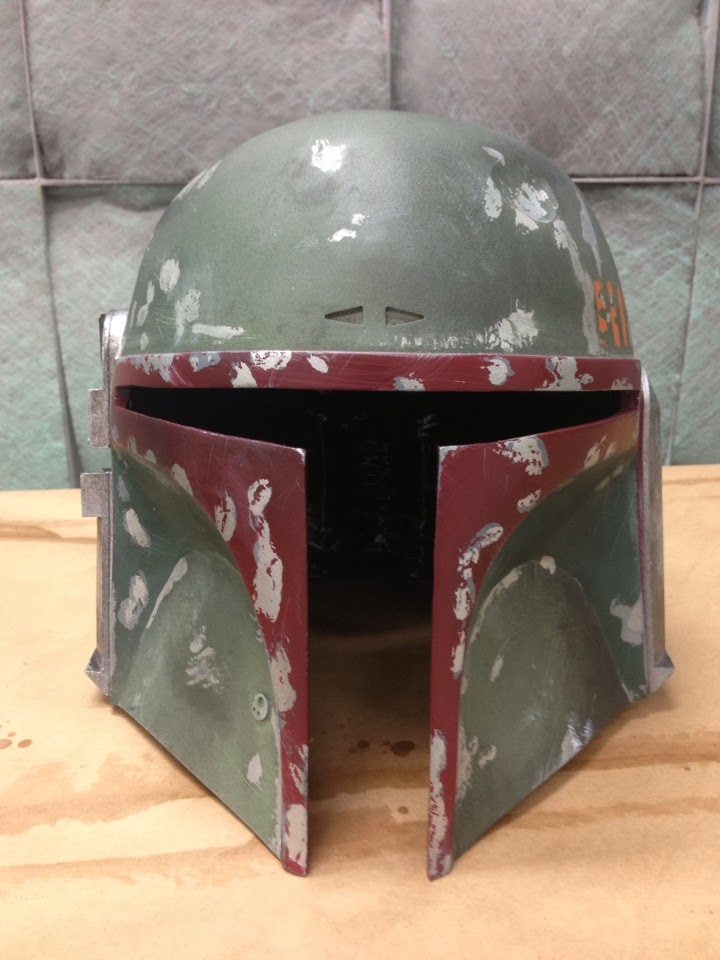 720x960 Building Boba Fett Bucket Visor, Ears, And Weathering - Painting Boba Fett Helmet