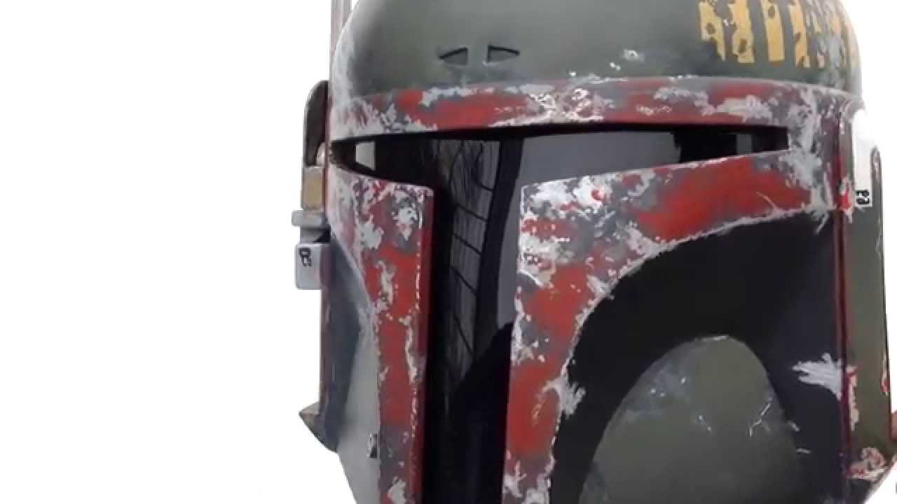1280x720 The Painted Metal Boba Fett Helmet - Painting Boba Fett Helmet