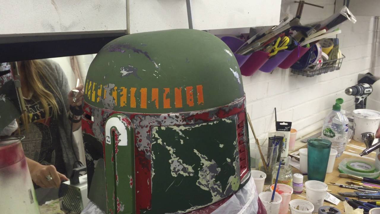 1280x720 Boba Fett Helmet Painting Part 3 - Painting Boba Fett Helmet