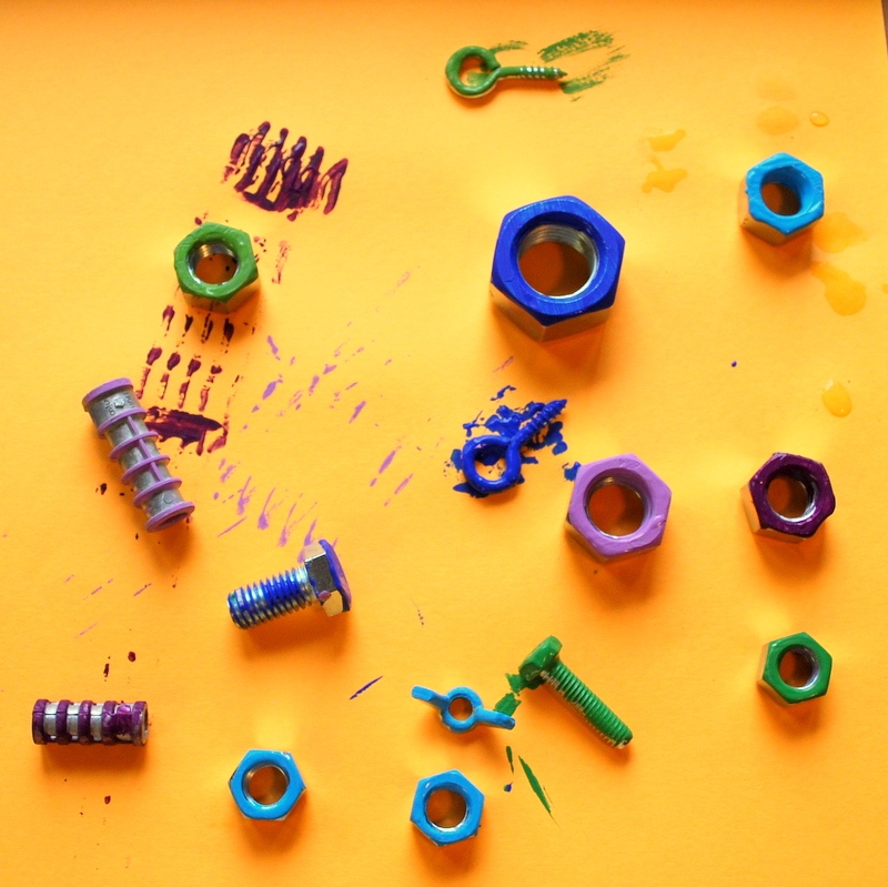 800x799 Father's Day Nuts And Bolts Art Amp Frame - Painting Bolts