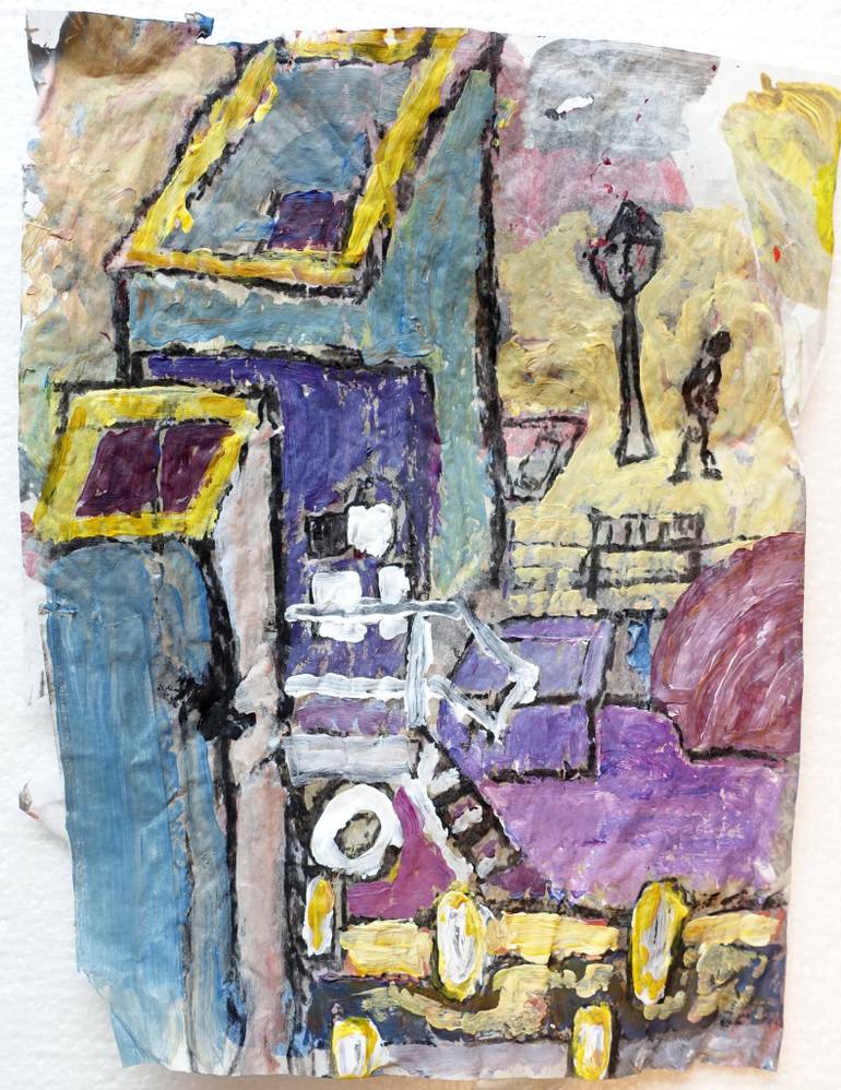 770x998 Saatchi Art Nuts And Bolts On The Barbican Roof Painting By - Painting Bolts