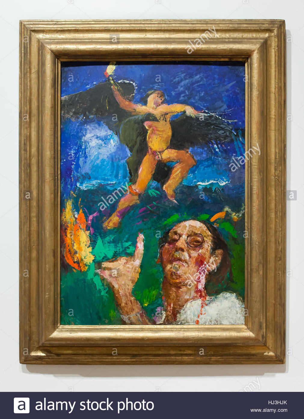 1011x1390 Painting The Atom Bomb (1944) By Austrian Expressionist Painter - Painting Bomb