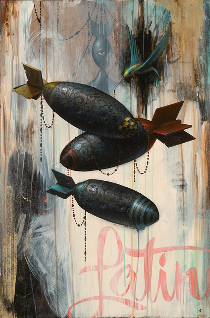 424x640 Bomb, Illustration, Painting - Painting Bomb