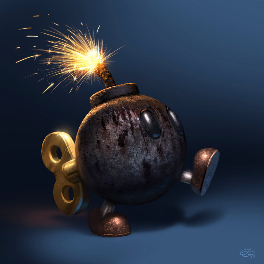 894x894 Bomb By Edsfox - Painting Bomb