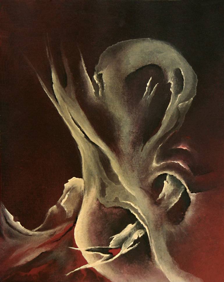 770x971 Saatchi Art Bone Hole Painting By John Ransom - Painting Bone