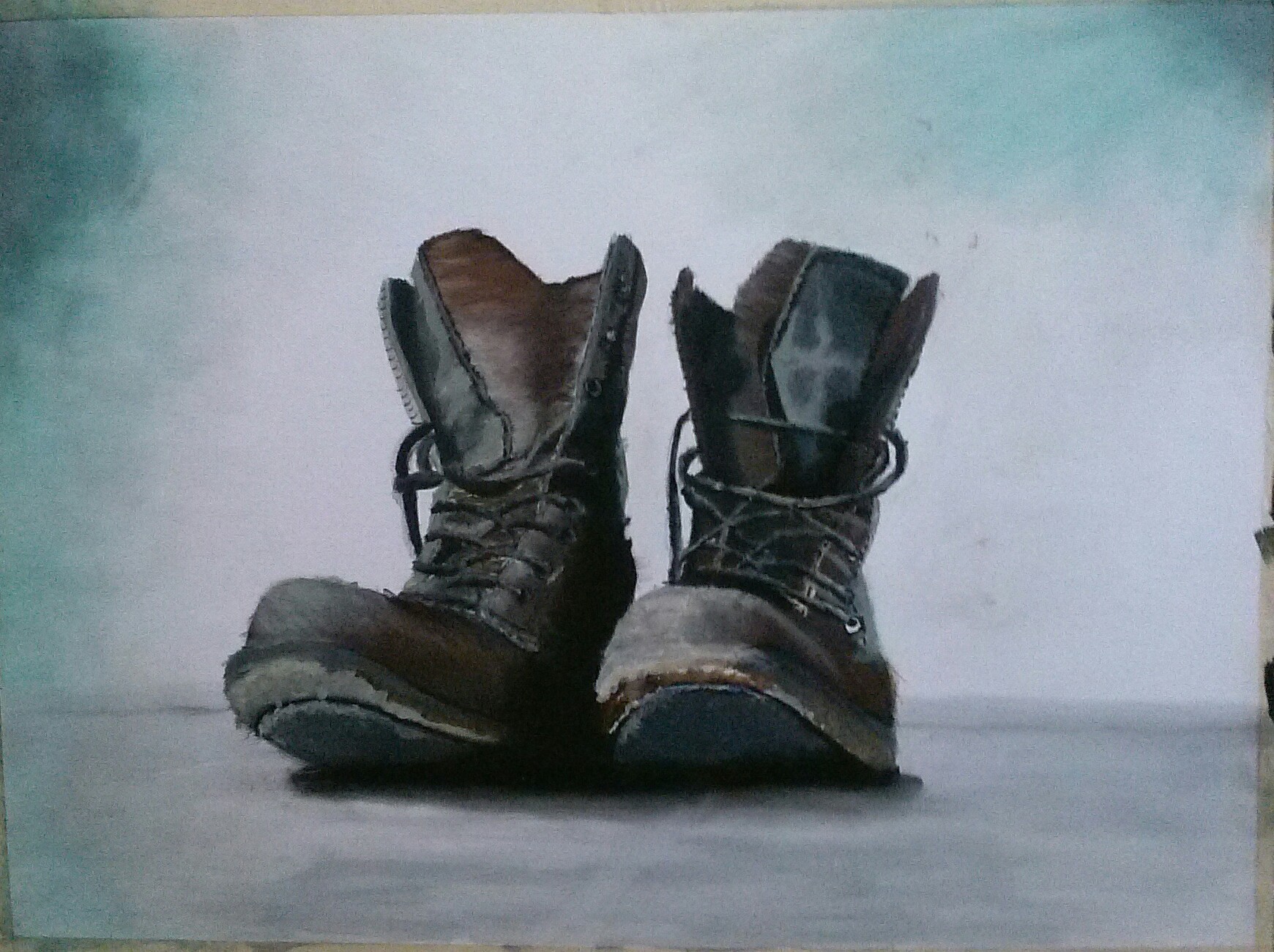 1740x1300 Oil Dirty Boots Painting Ameliaaskey12396 Foundmyself - Painting Boots