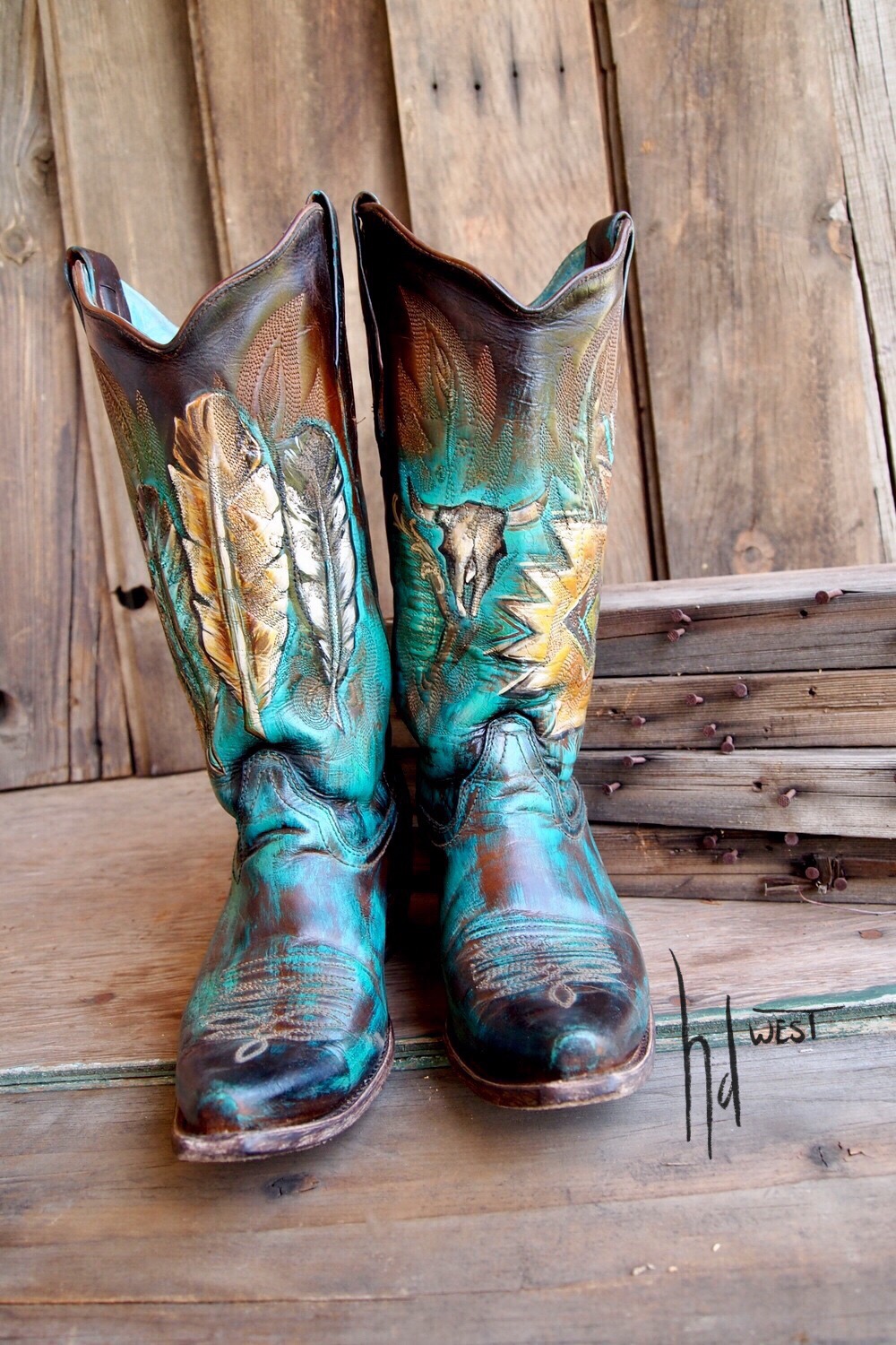 1000x1500 Custom Painted Boot Info Hdwest - Painting Boots