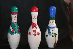 236x157 Painted Bowling Pin Things I Made Bowls, Snowman - Painting Bowling Pins