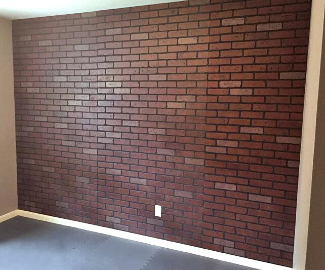 642x533 Painting Brick Walls How To Paint A Faux Wall Interior White - Painting Brick Wall