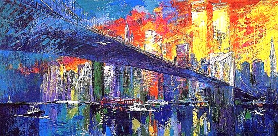 550x269 Art Now And Then Painting Bridges - Painting Brooklyn Bridge