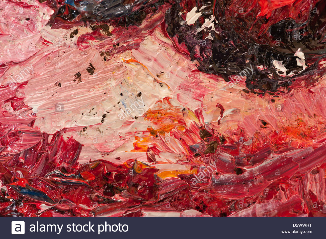 1300x954 Impasto Detail Of Oil Paint Brush Strokesnd Pallet Knife - Painting Brush Strokes