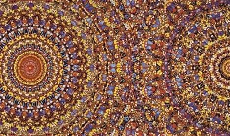 468x277 Damien Hirst Artwork Made Of Thousands Of Butterfly Wings Sells - Painting Butterfly Wings
