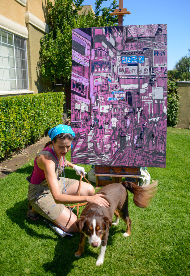 615x895 Tilly Visits When Painting Buzz And Flow - Painting Buzz