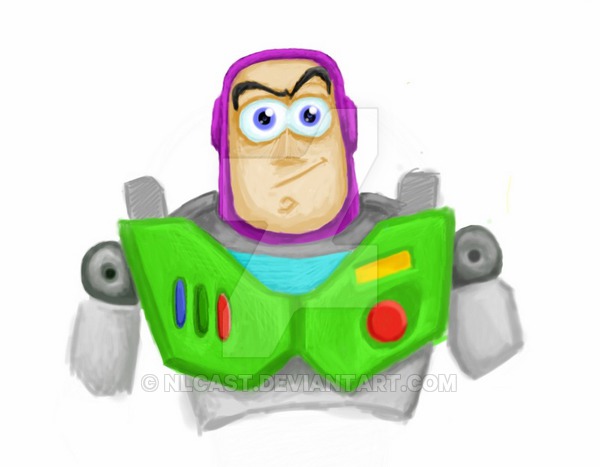 600x467 Ipad Unfinished Painting Buzz Lightyear By Nlcast - Painting Buzz