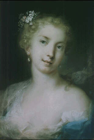308x455 Flora Rosalba Carriera 1675 1757 - Painting By Carriera