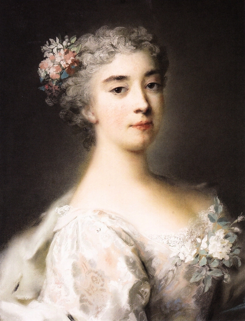 783x1024 Portrait Of Enrichetta Sofia Of Modena Painting Rosalba Carriera - Painting By Carriera