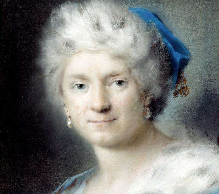 702x620 Rosalba Carriera The Most Successful Woman Painter In Europe L - Painting By Carriera