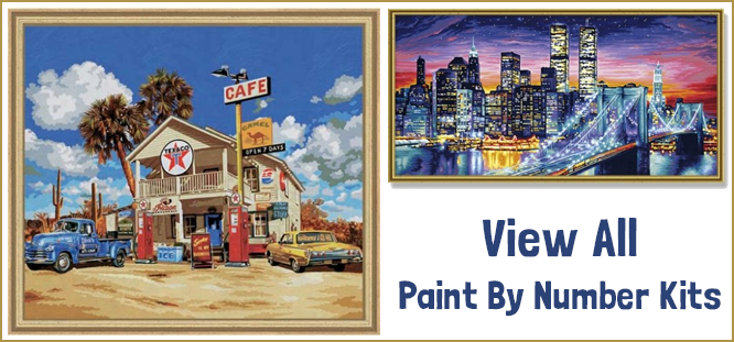 666x311 Paint By Number Kits Discount Paint, Art And Craft Activity Kits - Painting By Number For Adults