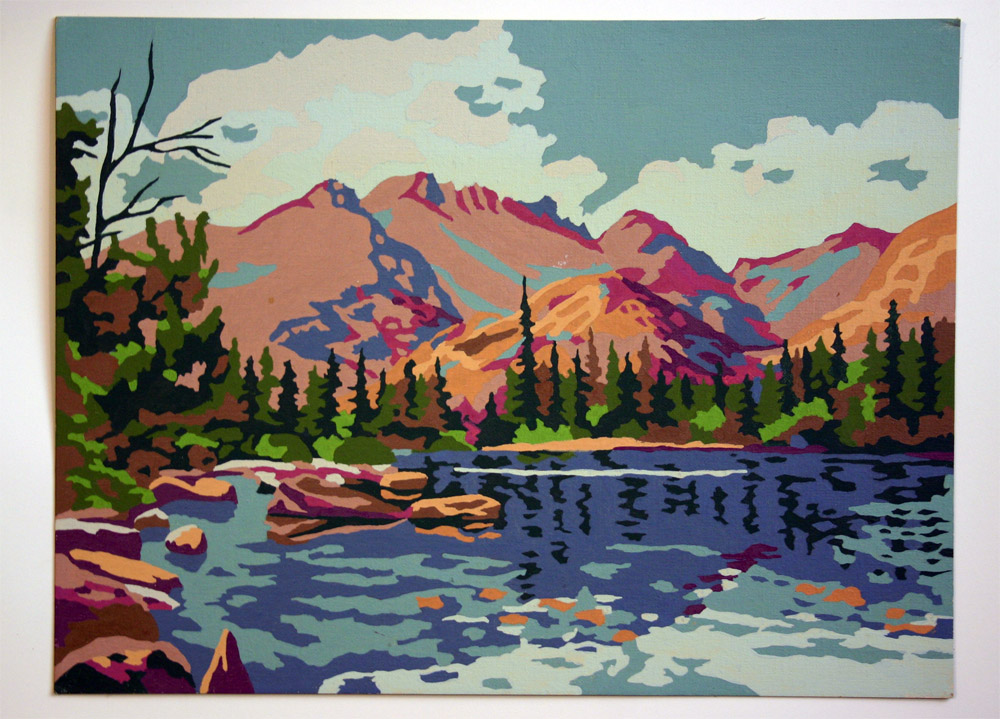 1000x719 Paint By Numbers First Baptist Church - Painting By Numbers