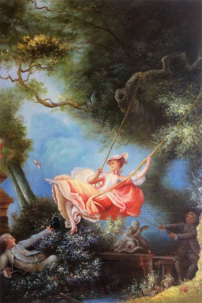 666x1000 Jean Honore Fragonard Reproduction Painting The Swing - Painting C