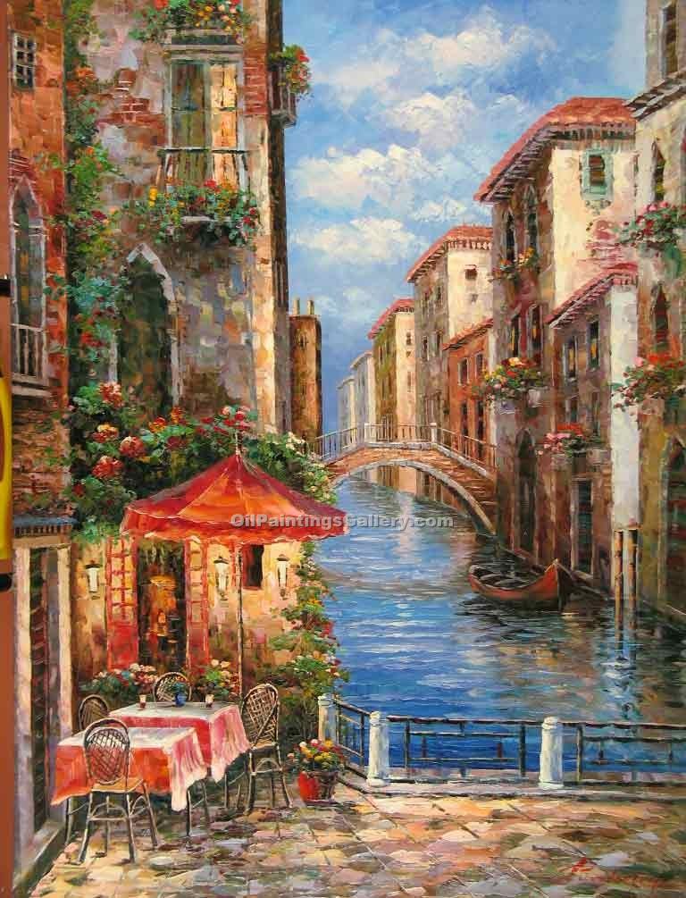 768x1005 Romantic Cafe 04 (Painting Id Ci 1604 Ka) - Painting Cafe