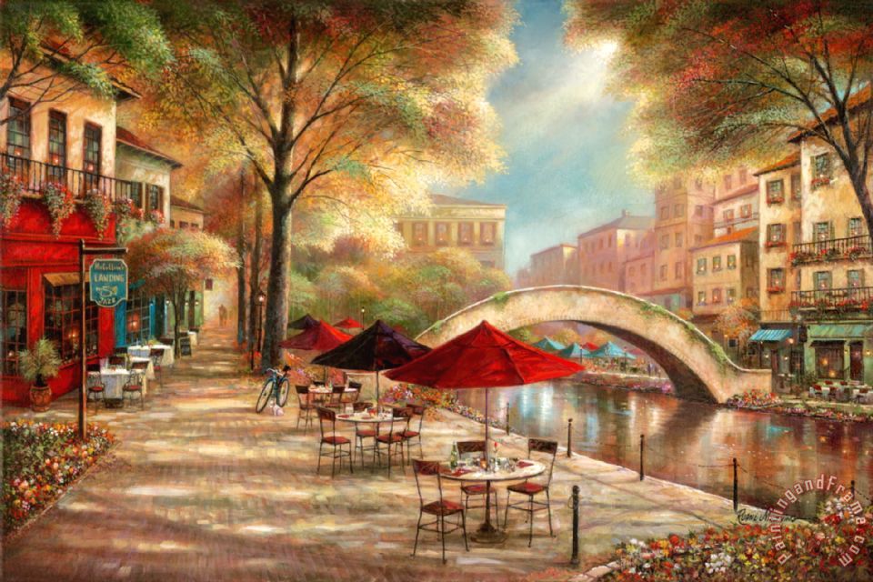 960x640 Ruane Manning Riverwalk Cafe Painting - Painting Cafe