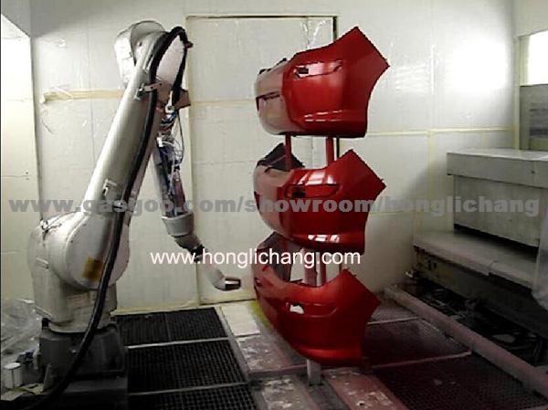 600x449 Robot Automatic Painting Line For Car Parts, Applicationaudi, Bmw - Painting Car Parts