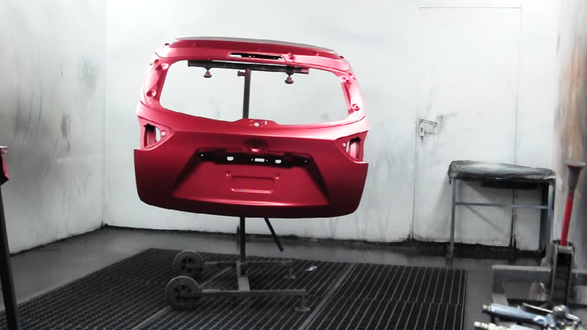 852x480 Stock Video Of Worker Painting Car Parts. 8921131 Shutterstock - Painting Car Parts