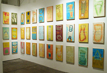 456x312 Indian Cardboard Pieces 2005 Donald Fels - Painting Cardboard