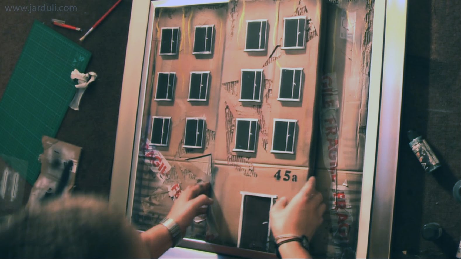 1578x888 Painting On A Cardboard - Painting Cardboard