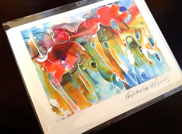 625x460 How To Make Greeting Cards With Your Art Art By Yevgenia Watts - Painting Cards