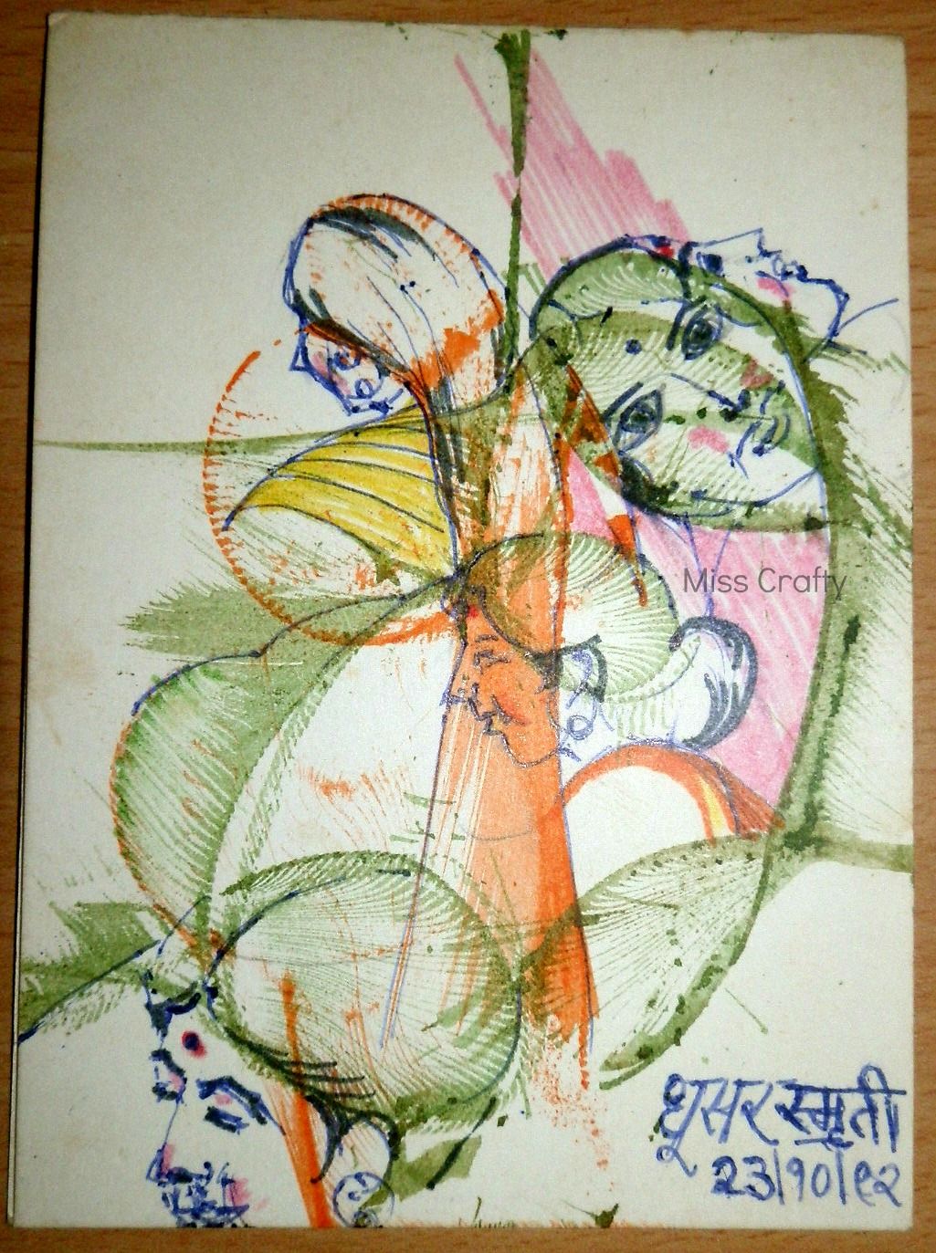 1025x1373 The Craft Gallery Thread Painting - Painting Cards