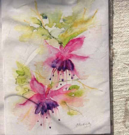 432x450 Beautiful Hand Painted Cards - Painting Cards