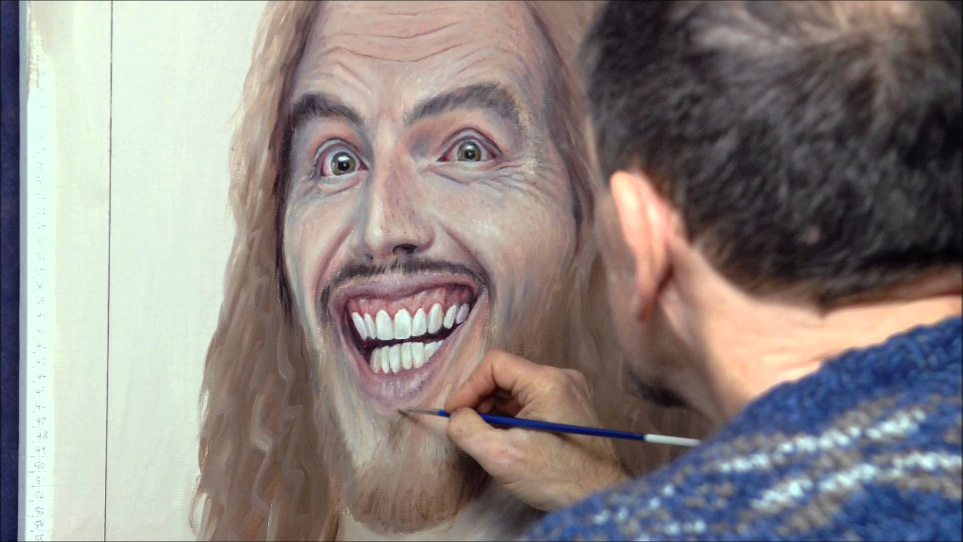 1920x1080 Russell Brand Caricature - Painting Caricature