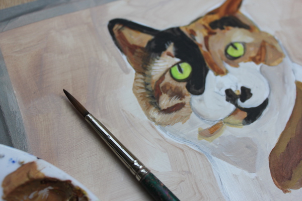 600x400 Step By Step Tips For Painting Animals In Acrylic - Painting Cats With Acrylic