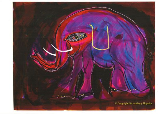 536x390 Renaissance Man Anthony Hopkins's Paintings Come To The Uk - Painting Celebrities Copyright