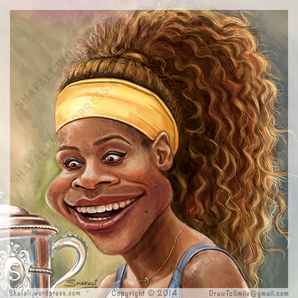 600x600 Sports Cartoonscaricatures Shafali's Caricatures, Portraits - Painting Celebrities Copyright