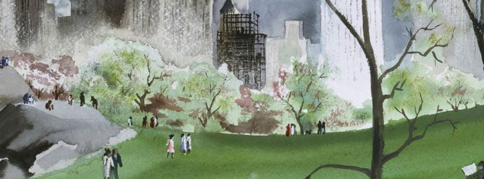 960x355 Painting Central Park The Henry L. Ferguson Museum - Painting Central Park
