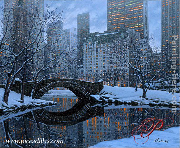 606x498 Alexei Butirskiy Central Park Painting Anysize 50% Off - Painting Central Park