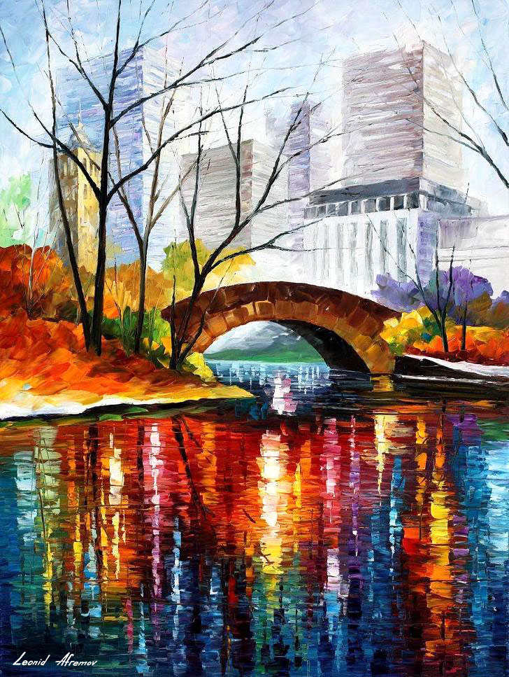 728x967 Central Park - Painting Central Park
