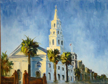 360x280 Paint Charleston Daily A New Painting Of St. Michael's Church By - Painting Charleston Sc